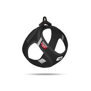 Curli Vest Dog Harness Clasp Air Mesh Black Medium