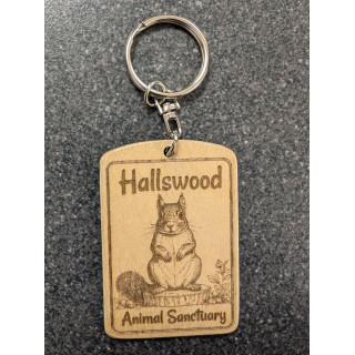 Hallswood Animal Sanctuary Keyring Squirrel