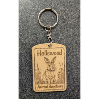 Hallswood Animal Sanctuary Keyring Rabbit