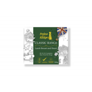 Paleo Lamb Breast and Heart 500g