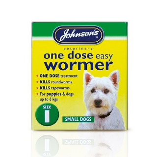 JVP One Dose Wormer For Small Dog Size 1