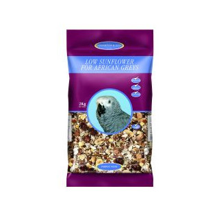 Johnston & Jeff Low Sunflower for African Greys 2Kg