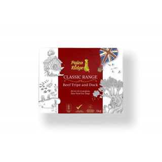 Paleo Ridge Classic Beef Tripe and Duck (1kg)