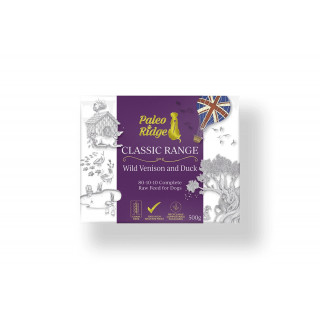Paleo Ridge Classic Wild Venison and Duck (500g)