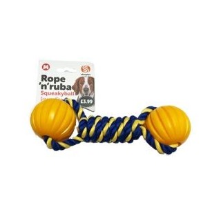 Rope n Ruba Squeakyball