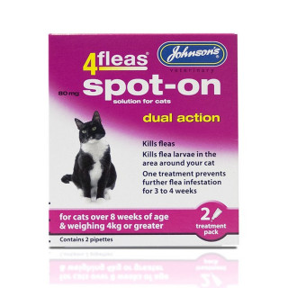 JVP 4 Fleas Spot On Cat 80mg
