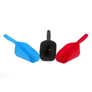 Animal Instincts Feed Scoop Grey Pink Blue Small 24cm