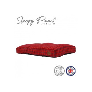 RED TARTAN MATTRESS 75 X 60CM